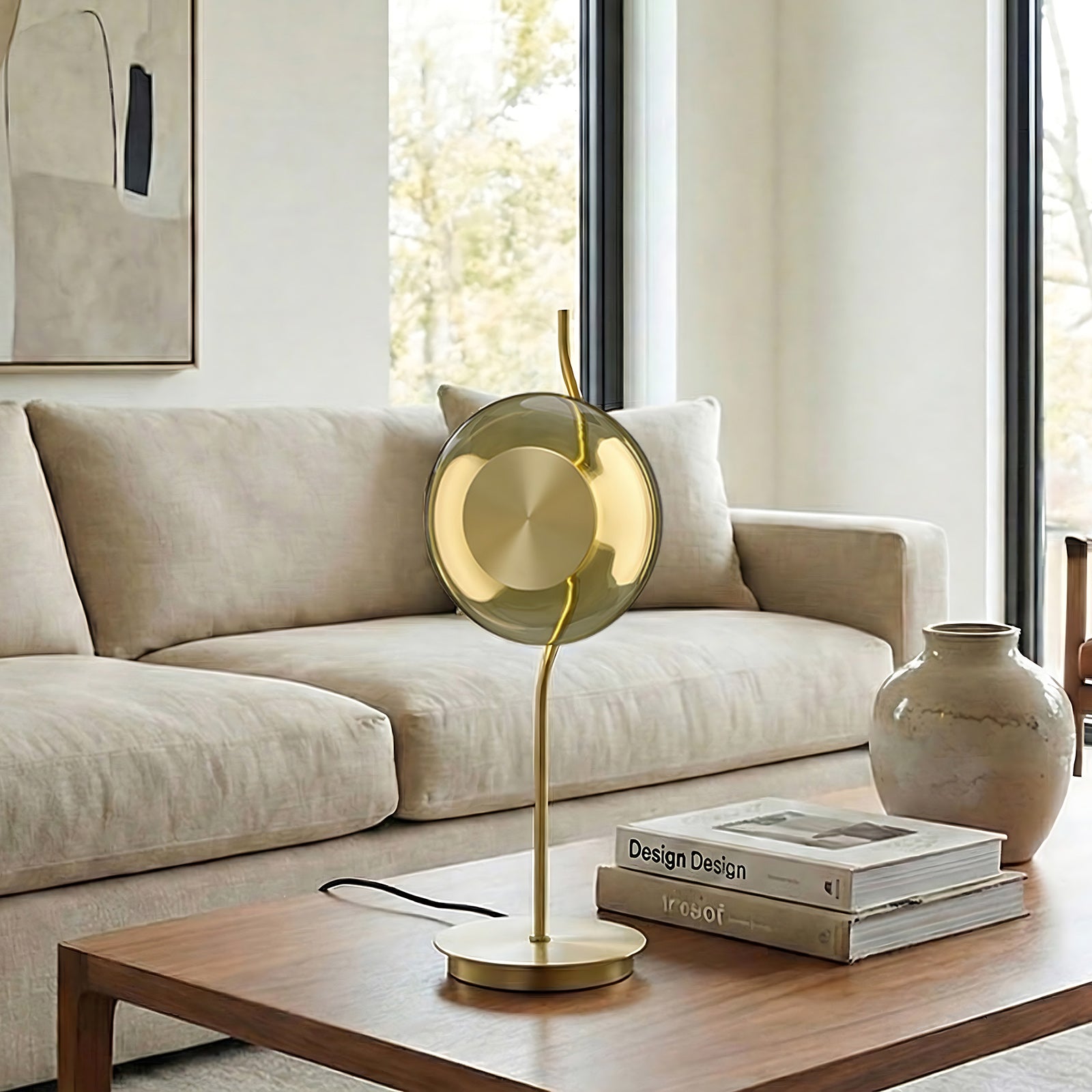 Zelima Modern Iron Table Light