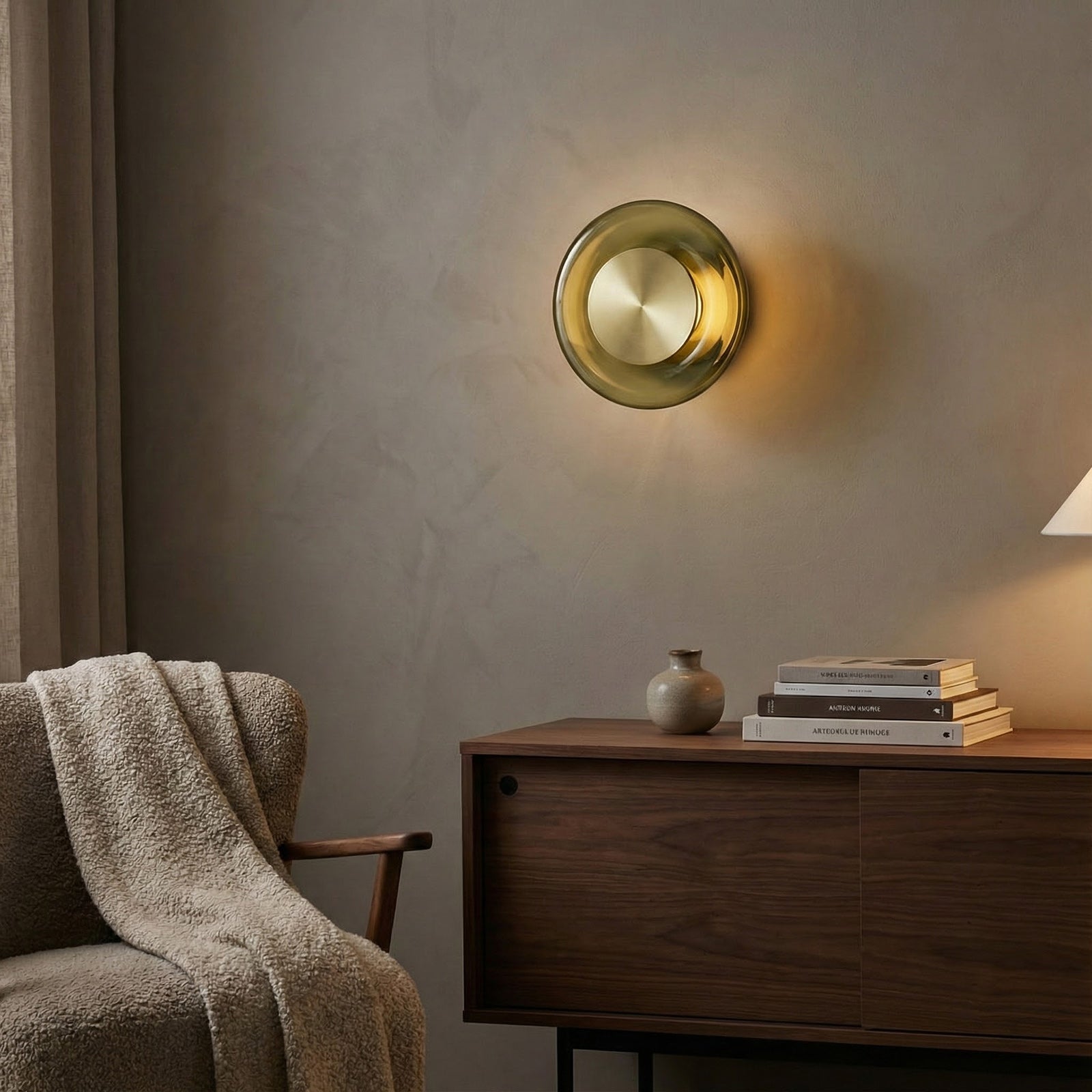 Zelima Modern Glass Wall Sconce