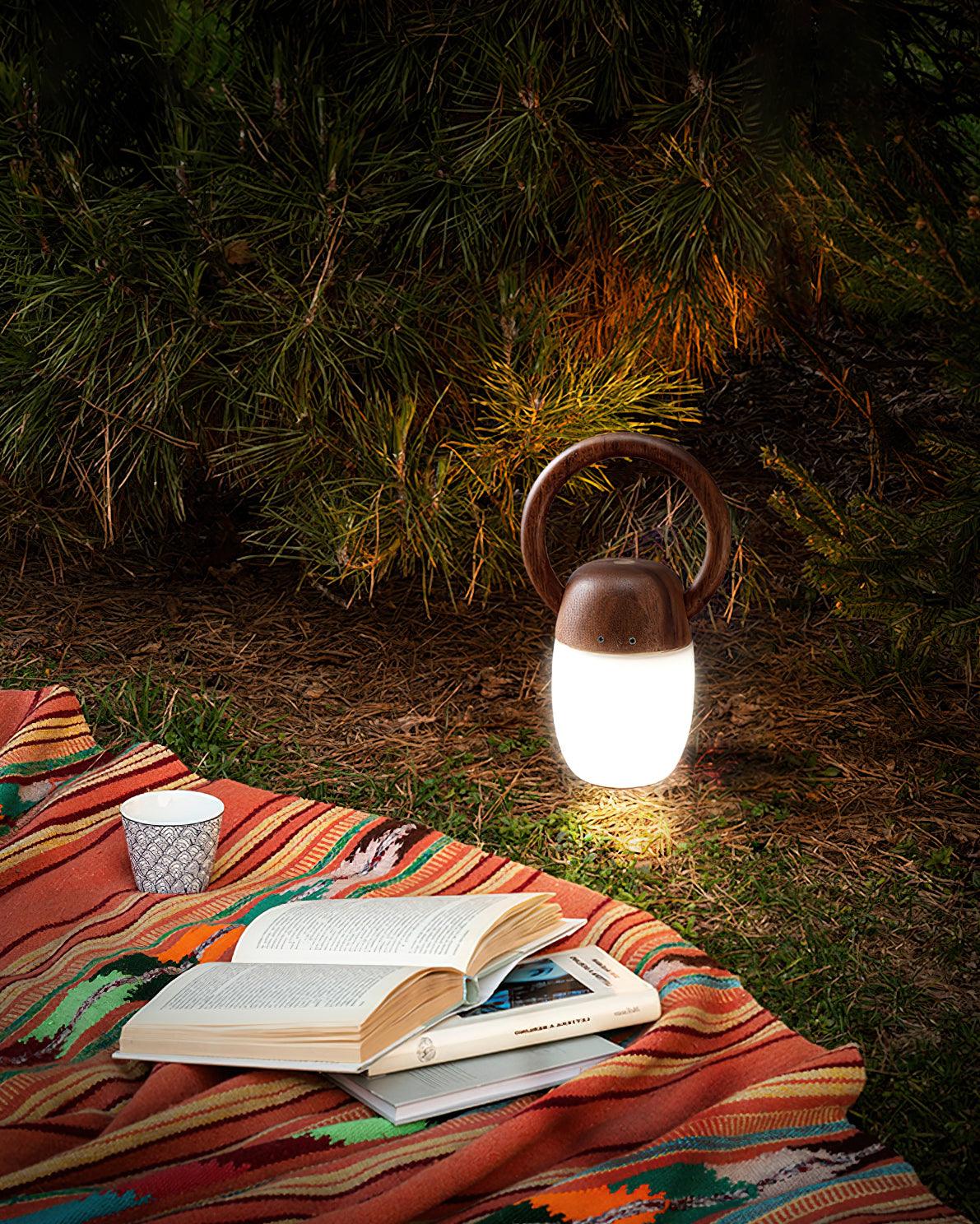 Gina Minimalist Wood Table Lamp - Blowlighting