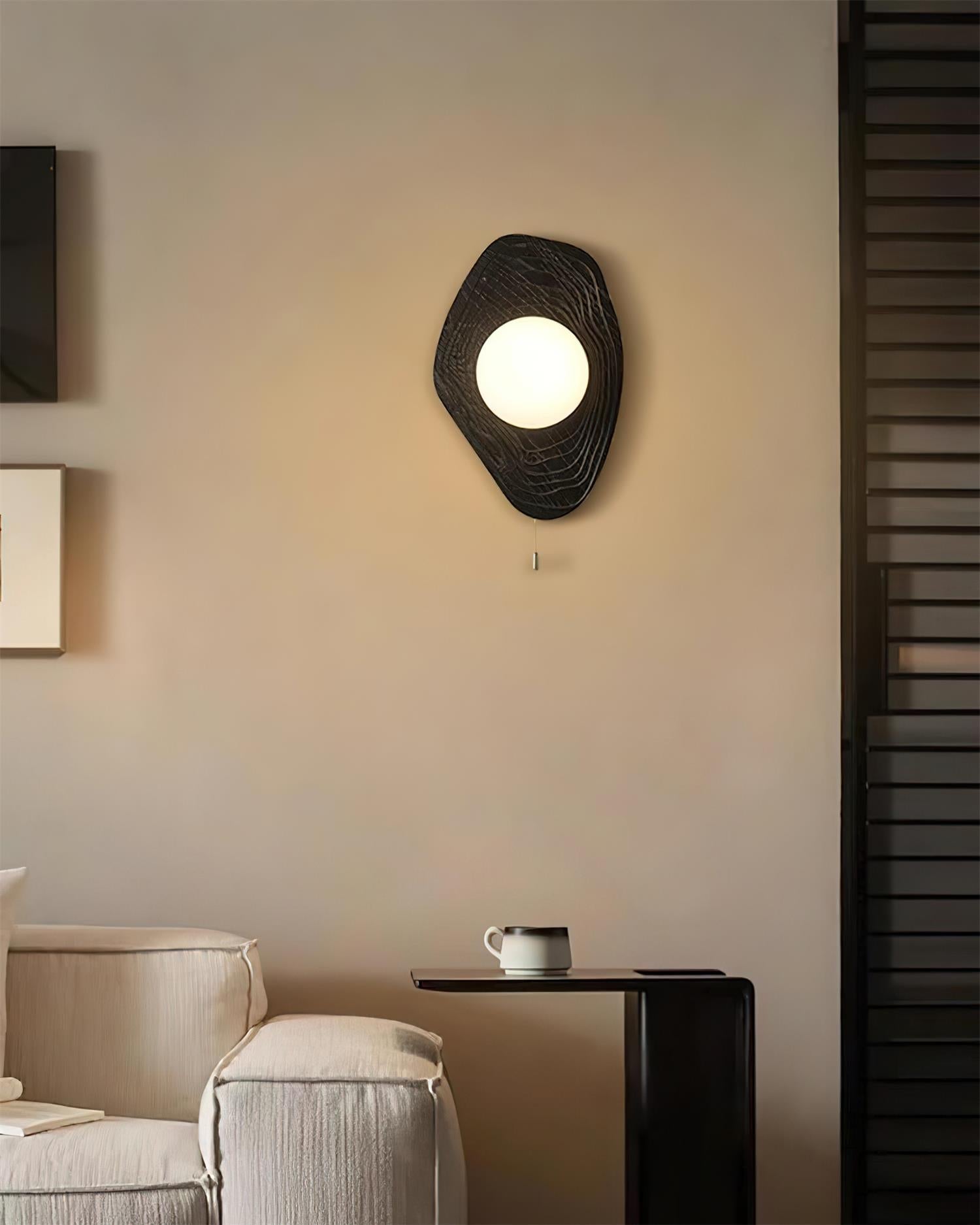 Baker Minimalist Wood Wall Light