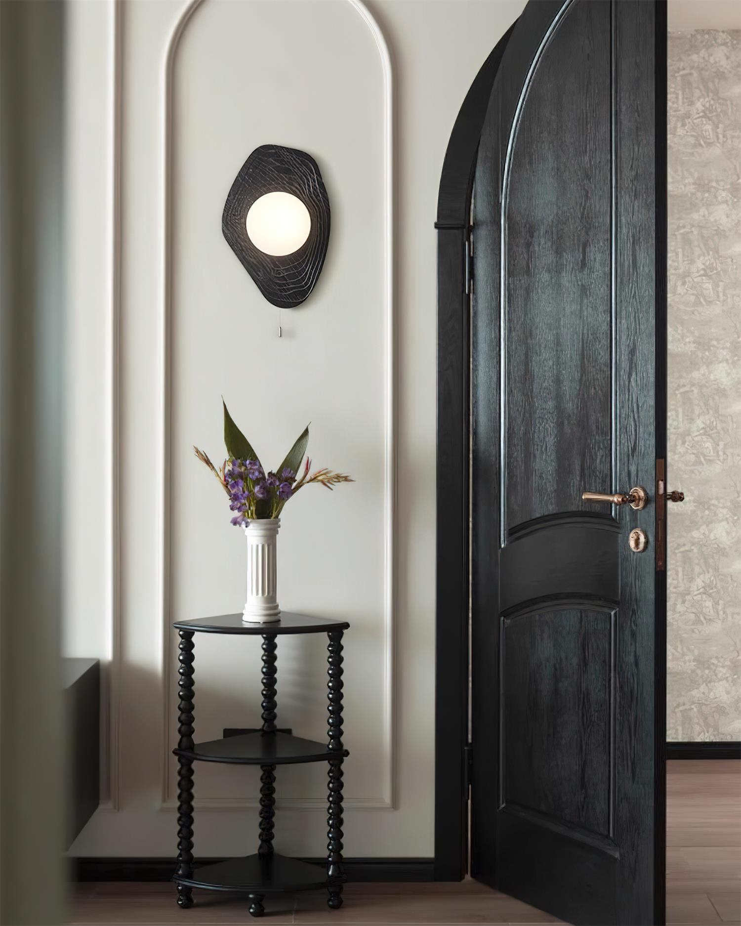 Baker Minimalist Wood Wall Light