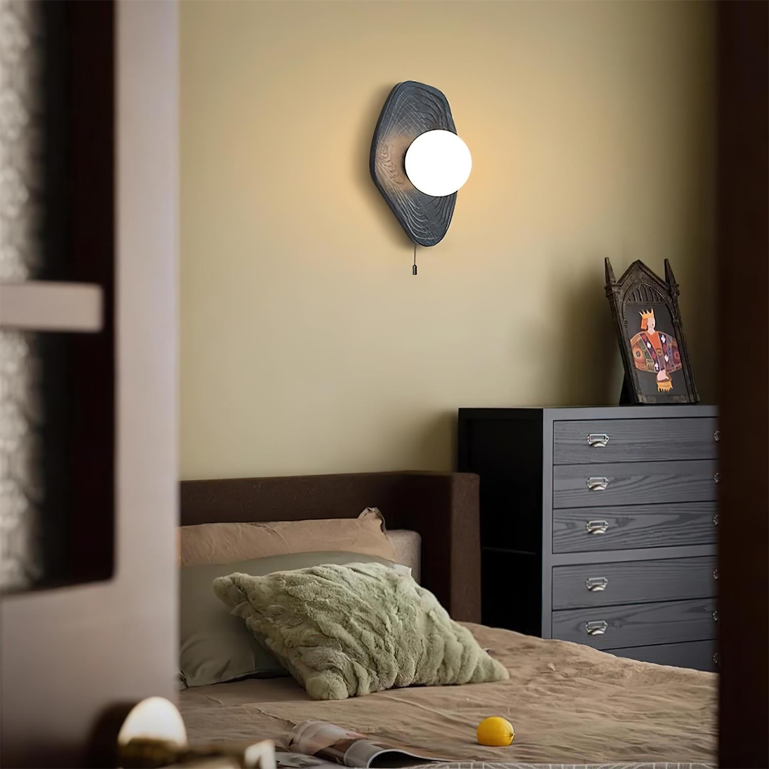 Baker Minimalist Wood Wall Light