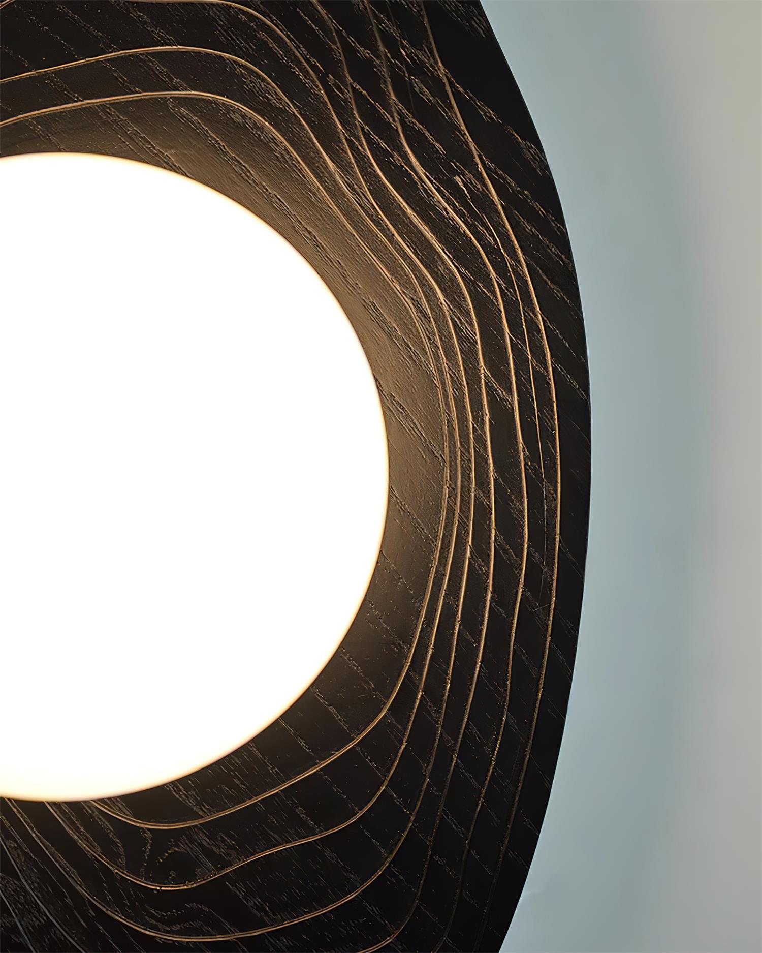 Baker Minimalist Wood Wall Light