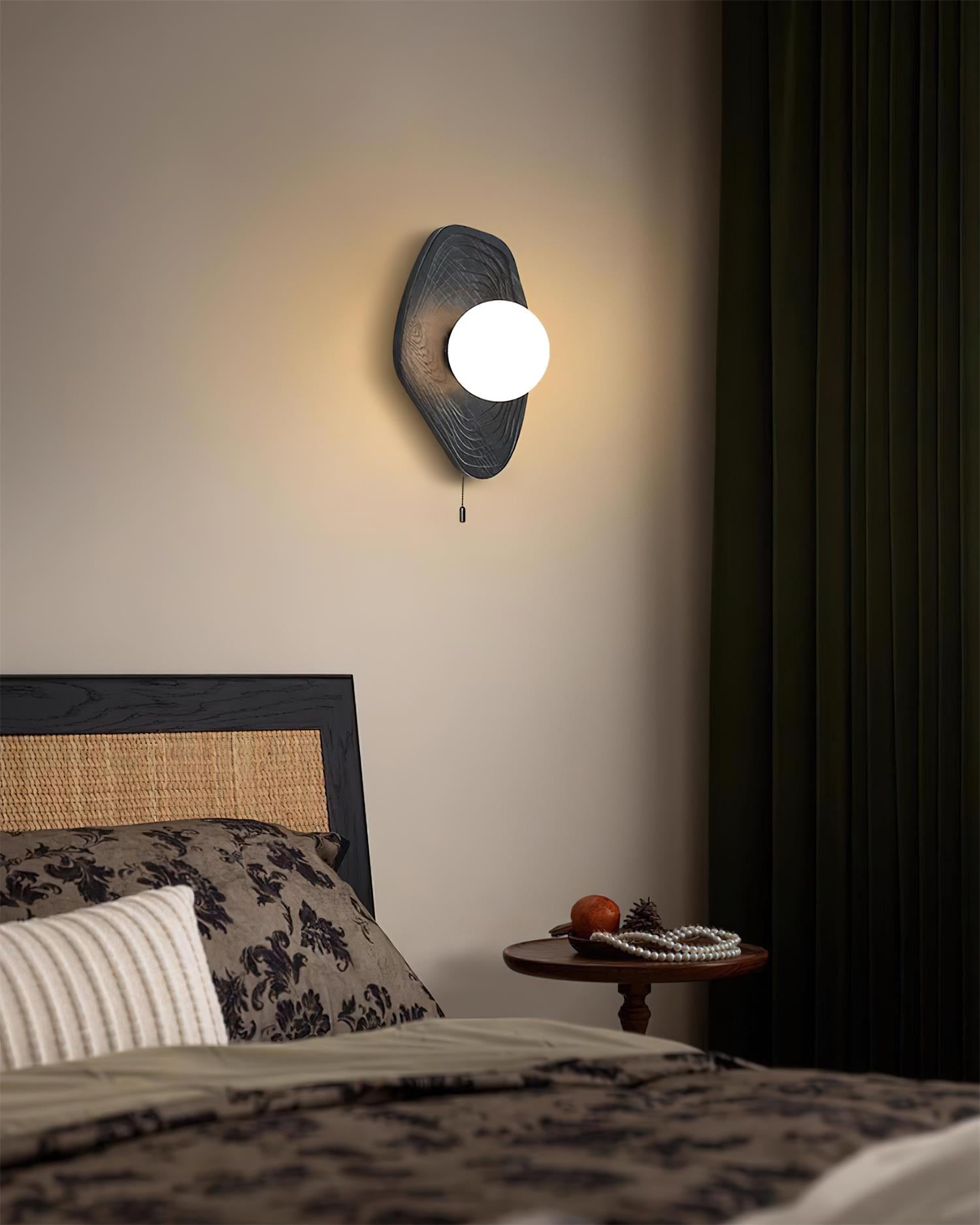 Baker Minimalist Wood Wall Light