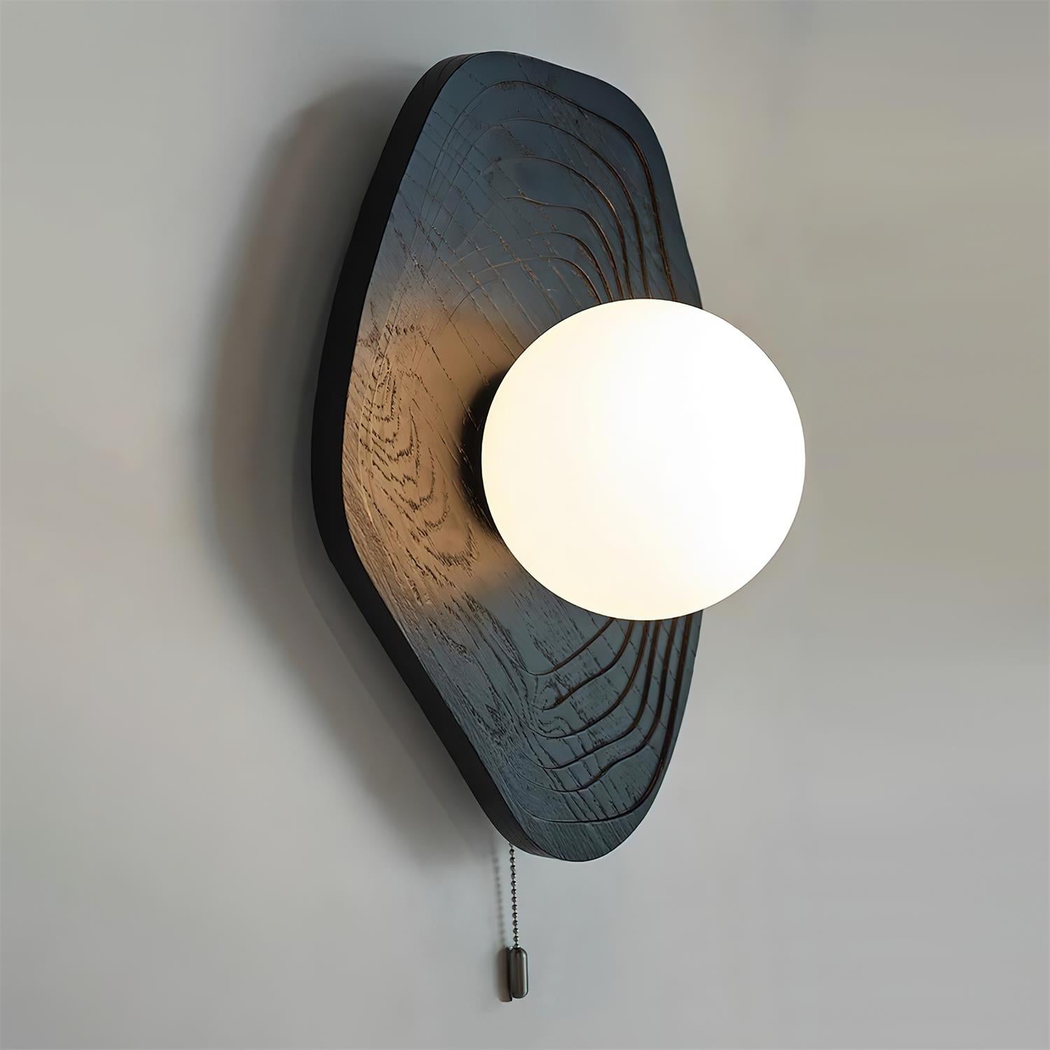 Baker Minimalist Wood Wall Light