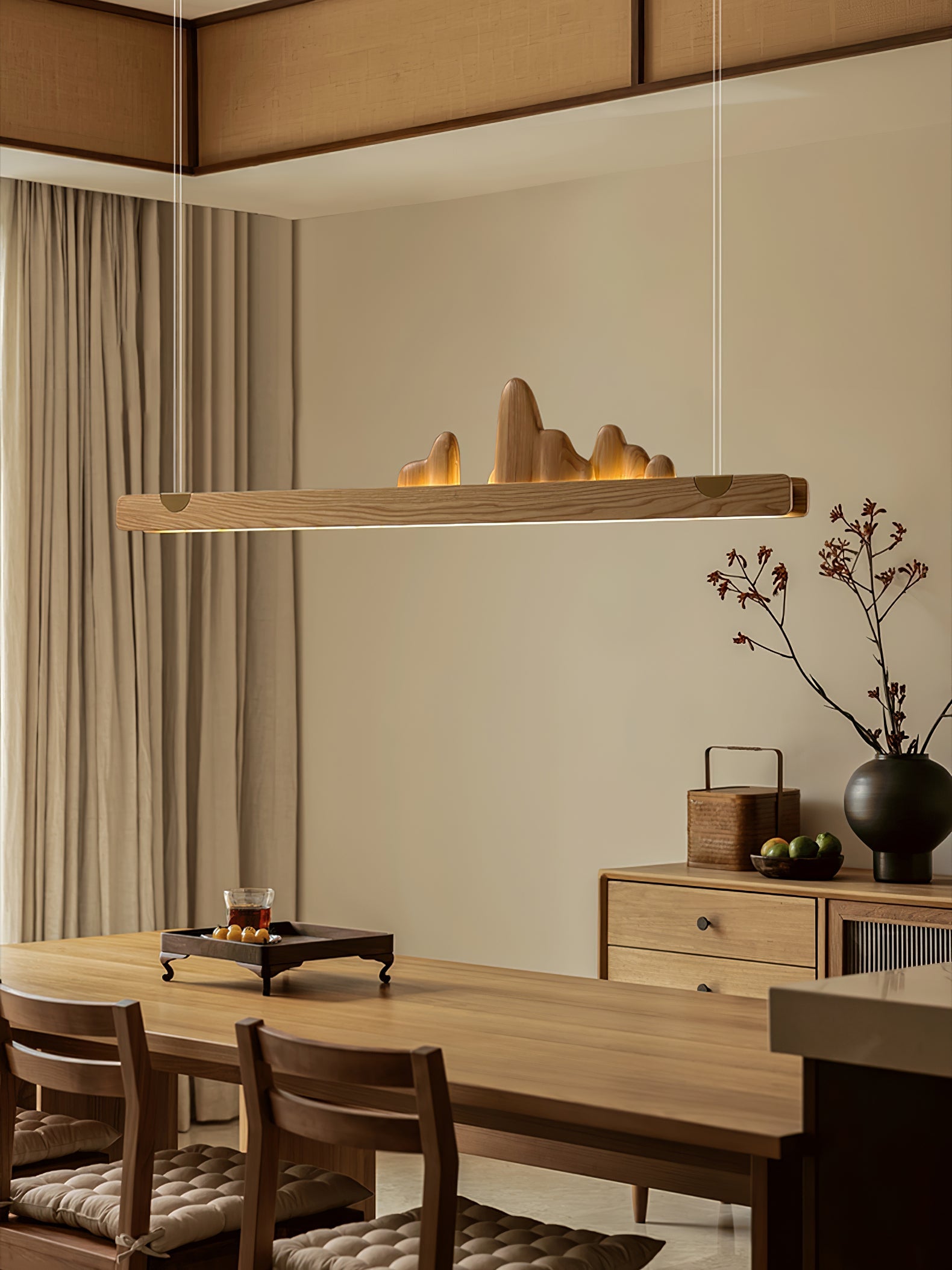Daniel Modern Wood Pendant Light - Blowlighting