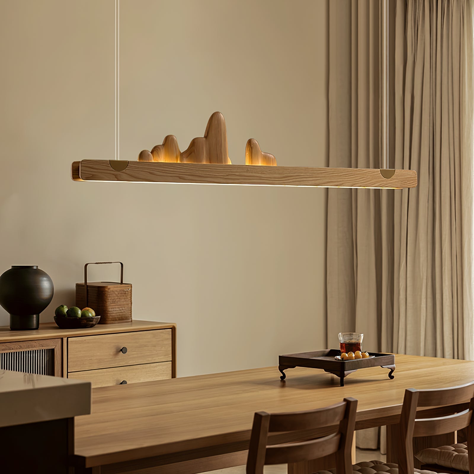 Daniel Modern Wood Pendant Light - Blowlighting