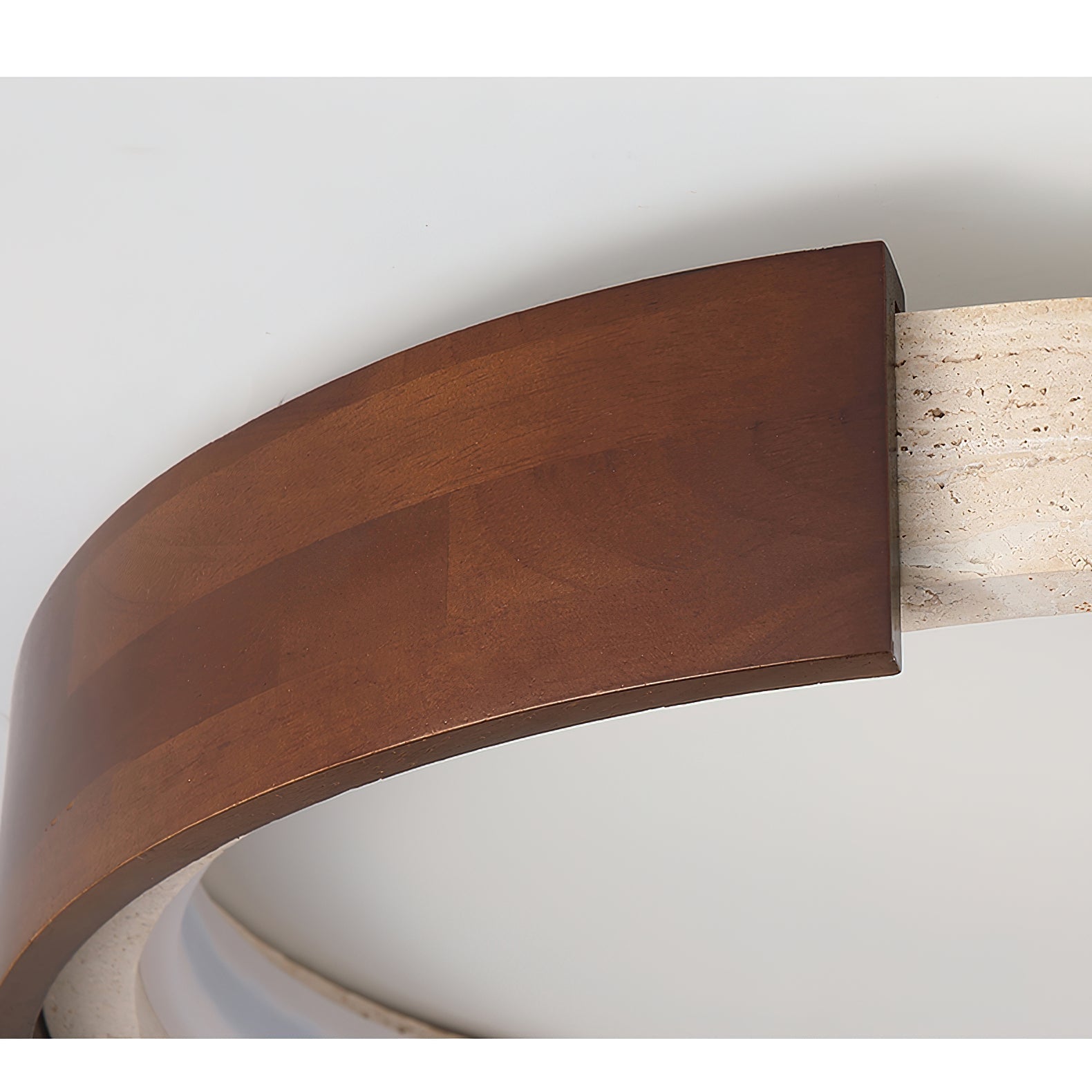 Zenova Minimalist Travertine Ceiling Light