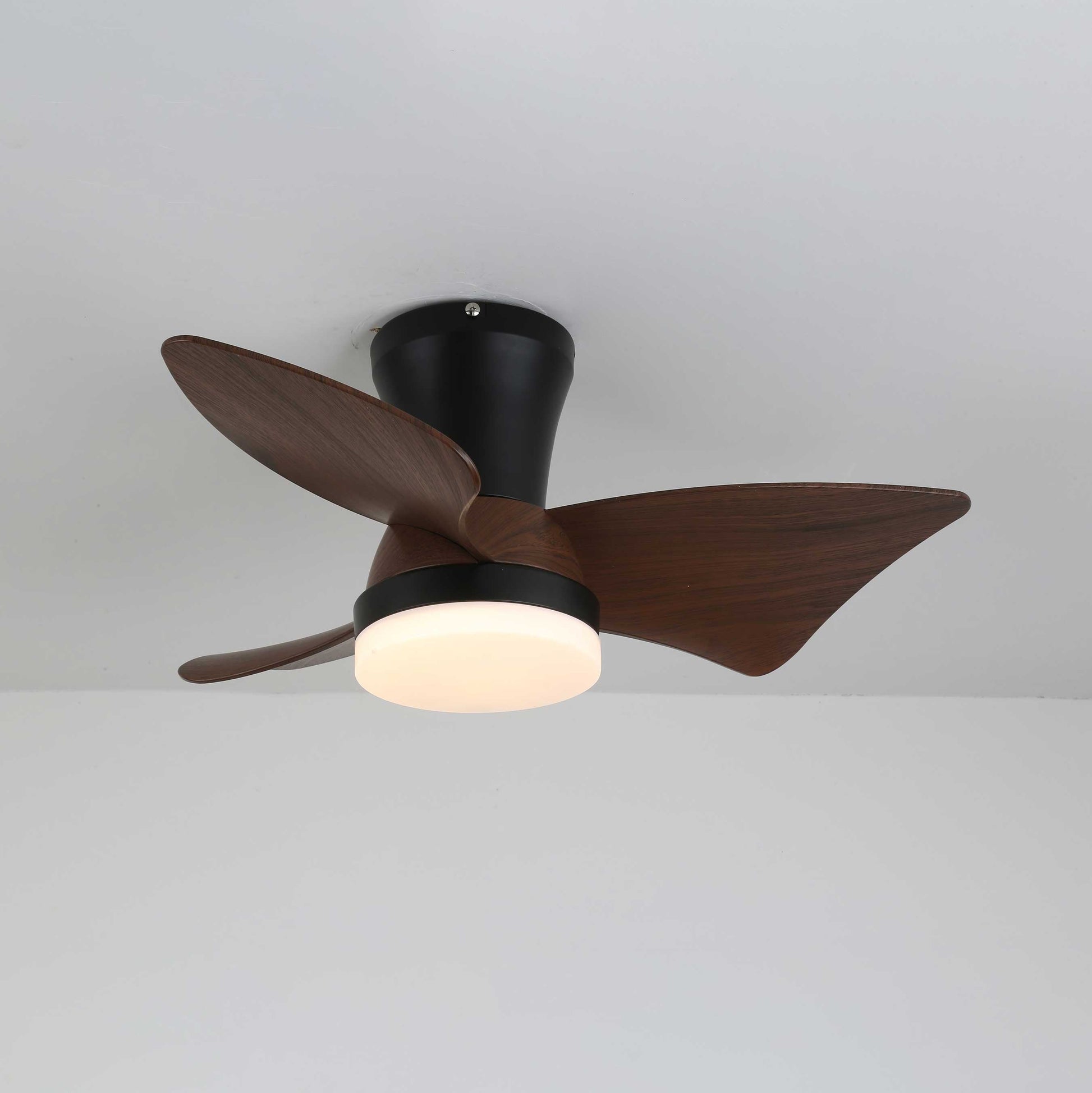 Caspian Modern Wood Ceiling Fan Light - Blowlighting