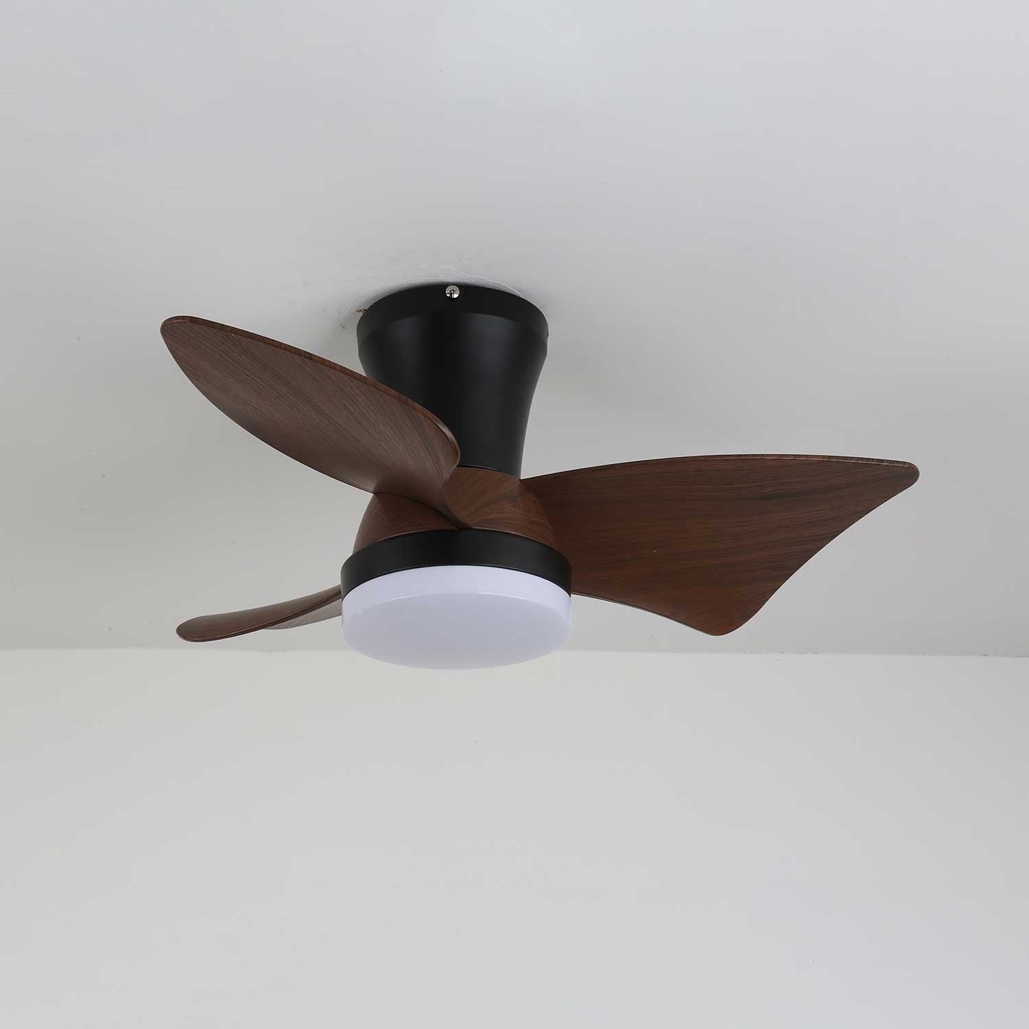 Caspian Modern Wood Ceiling Fan Light - Blowlighting