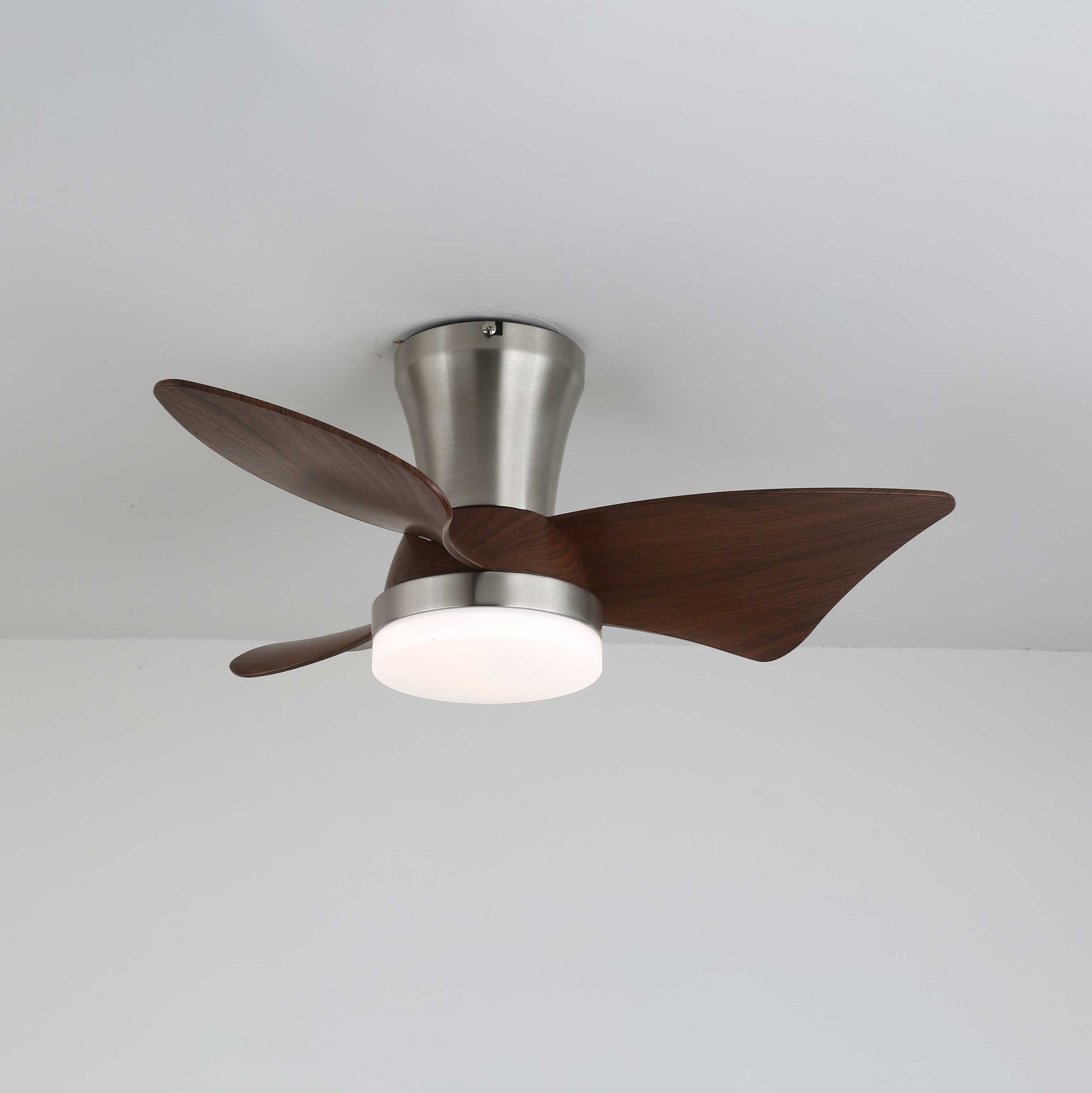Caspian Modern Wood Ceiling Fan Light - Blowlighting