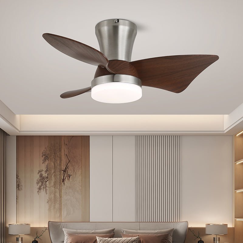 Arden Minimalist Wood Ceiling Fan Light - Blowlighting