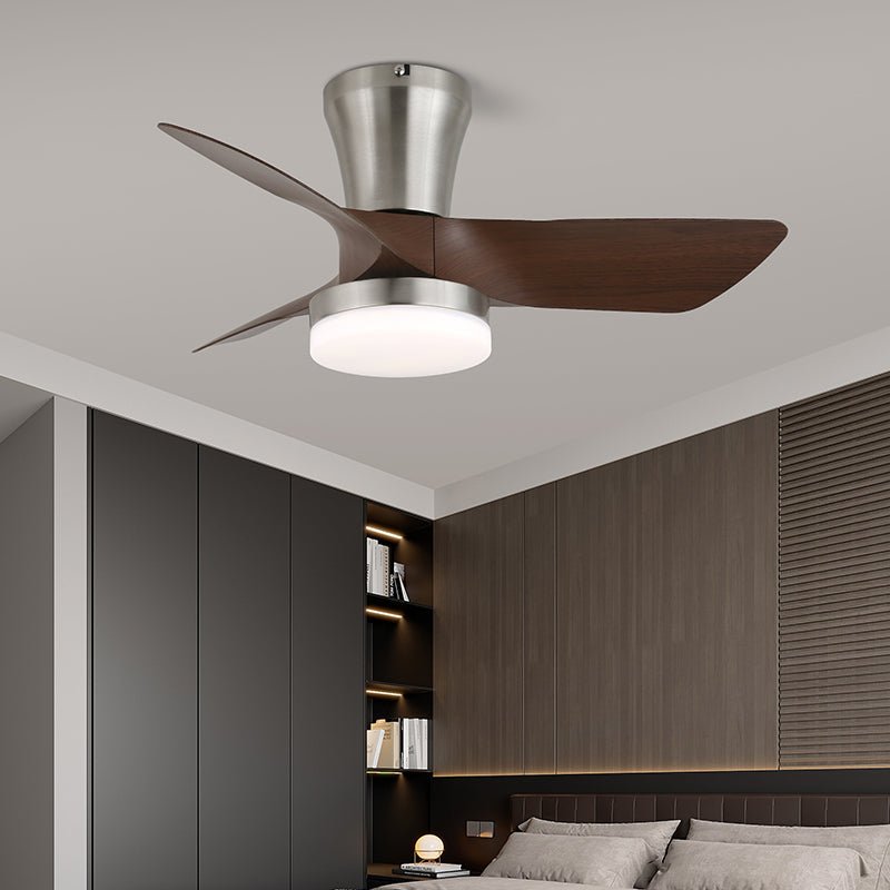 Arden Minimalist Wood Ceiling Fan Light - Blowlighting