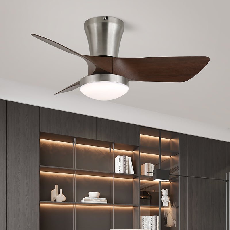 Arden Minimalist Wood Ceiling Fan Light - Blowlighting