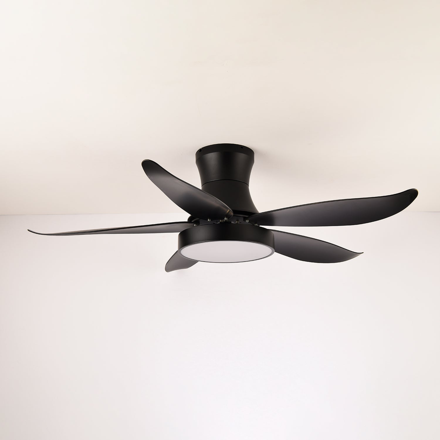 Aveline Modern Black Ceiling Fan Light - Blowlighting