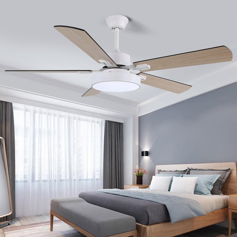 Aveline Modern Wood Ceiling Fan Light - Blowlighting