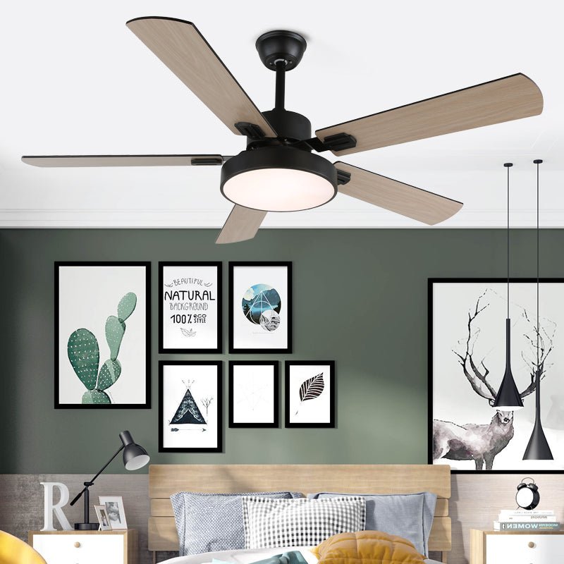 Aveline Modern Wood Ceiling Fan Light - Blowlighting