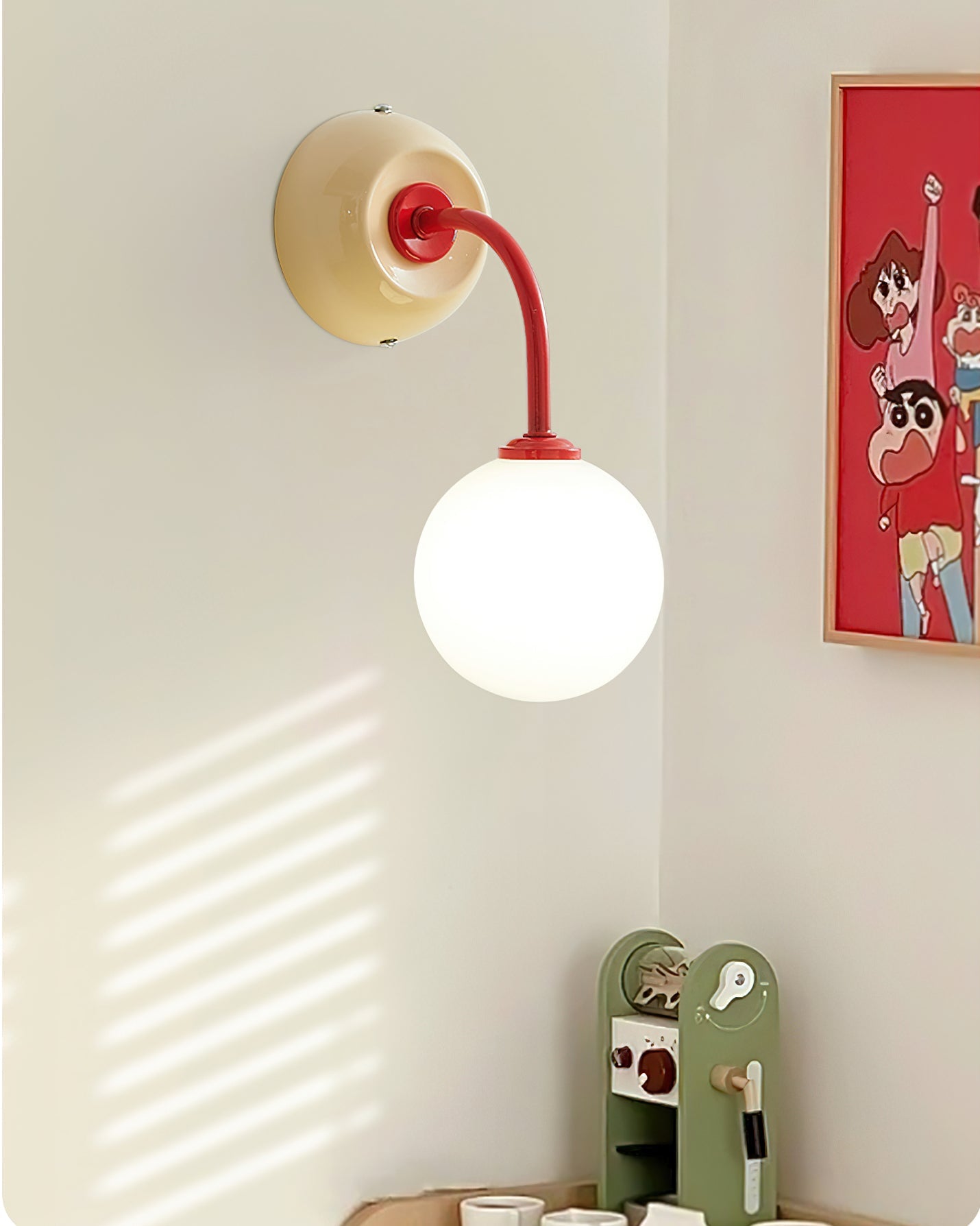 Zesta Modern Glass Wall Light