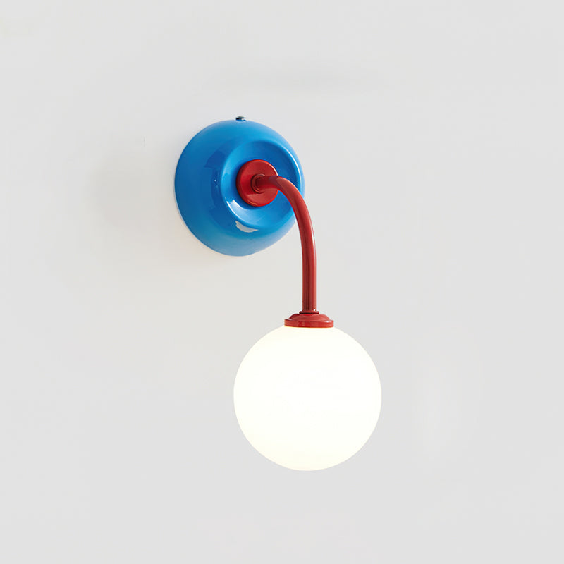 Zesta Modern Glass Wall Light