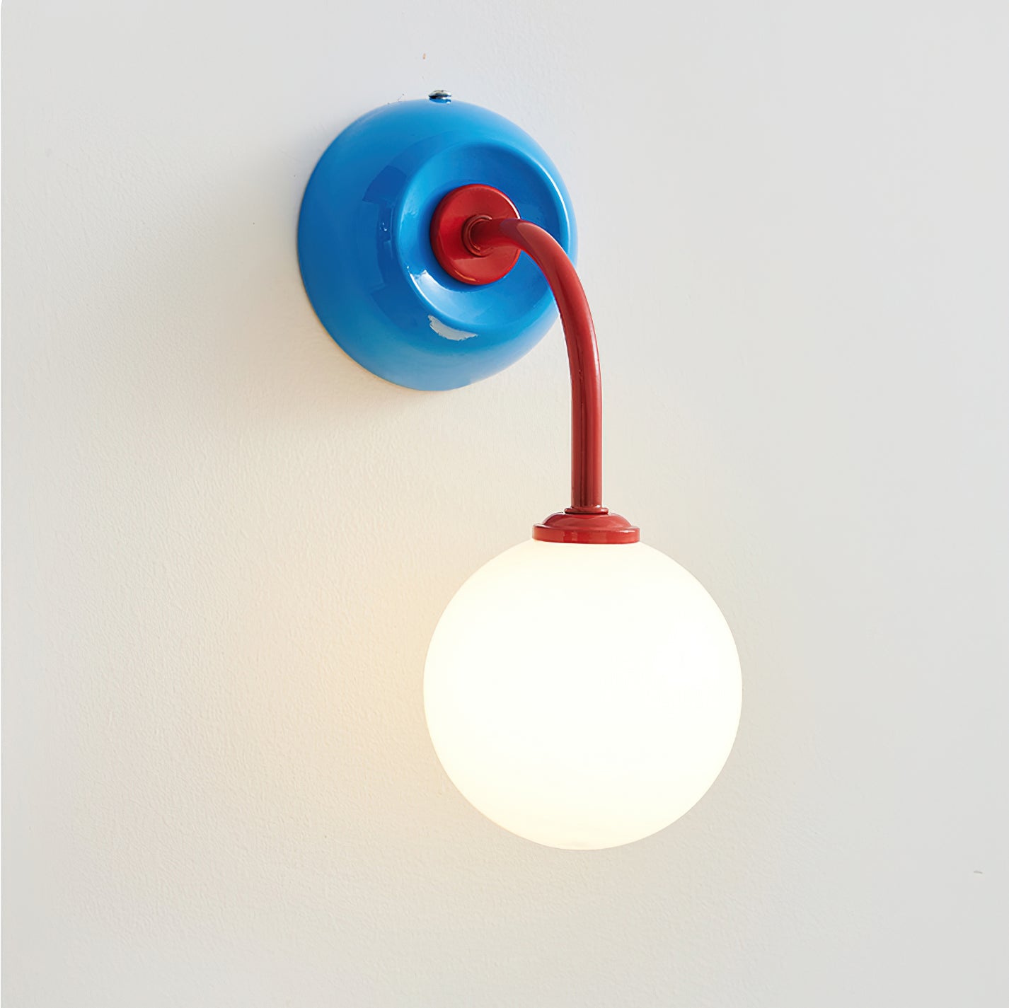 Zesta Modern Glass Wall Light