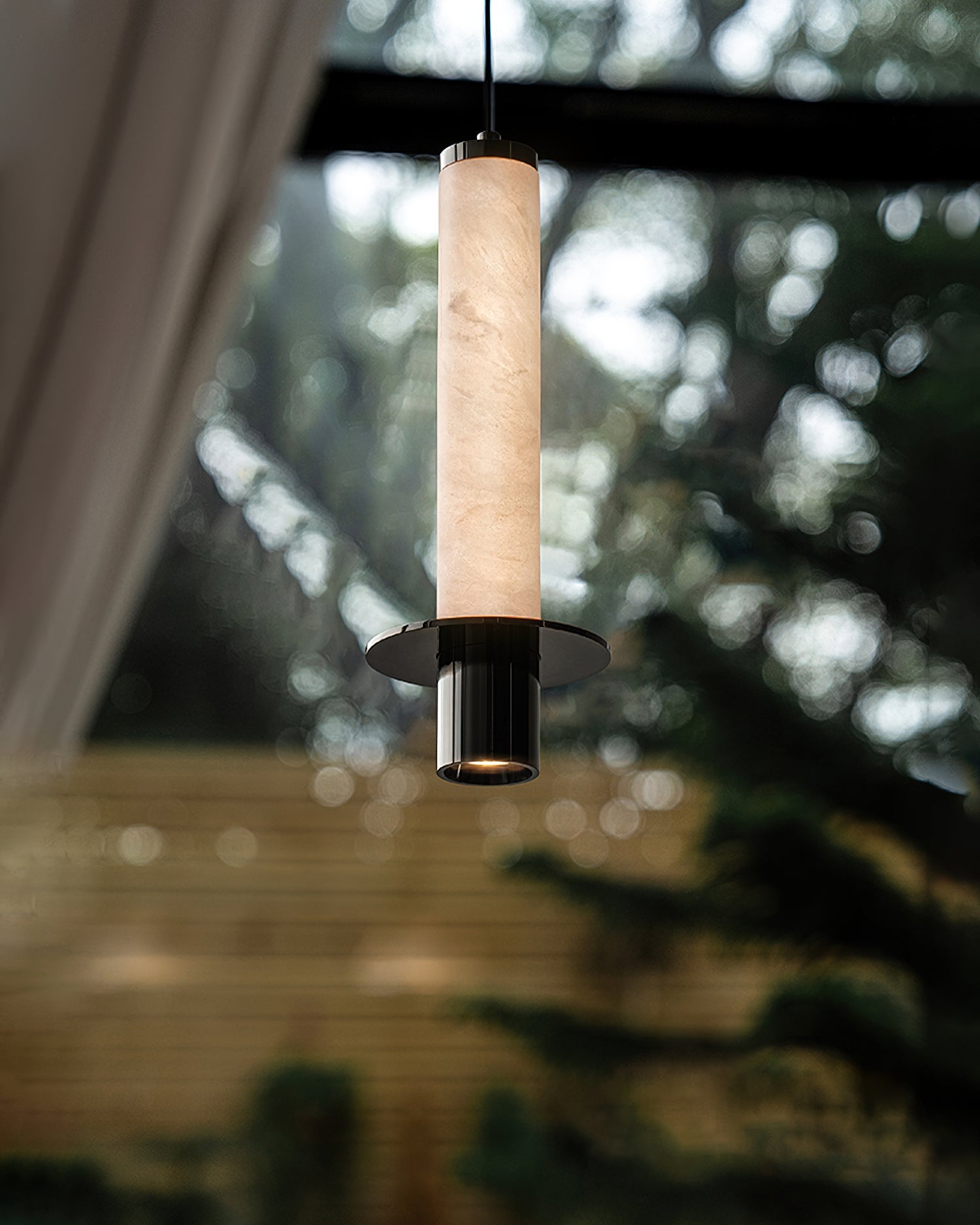 Zigrina Scandinavian Alabaster Pendant Light