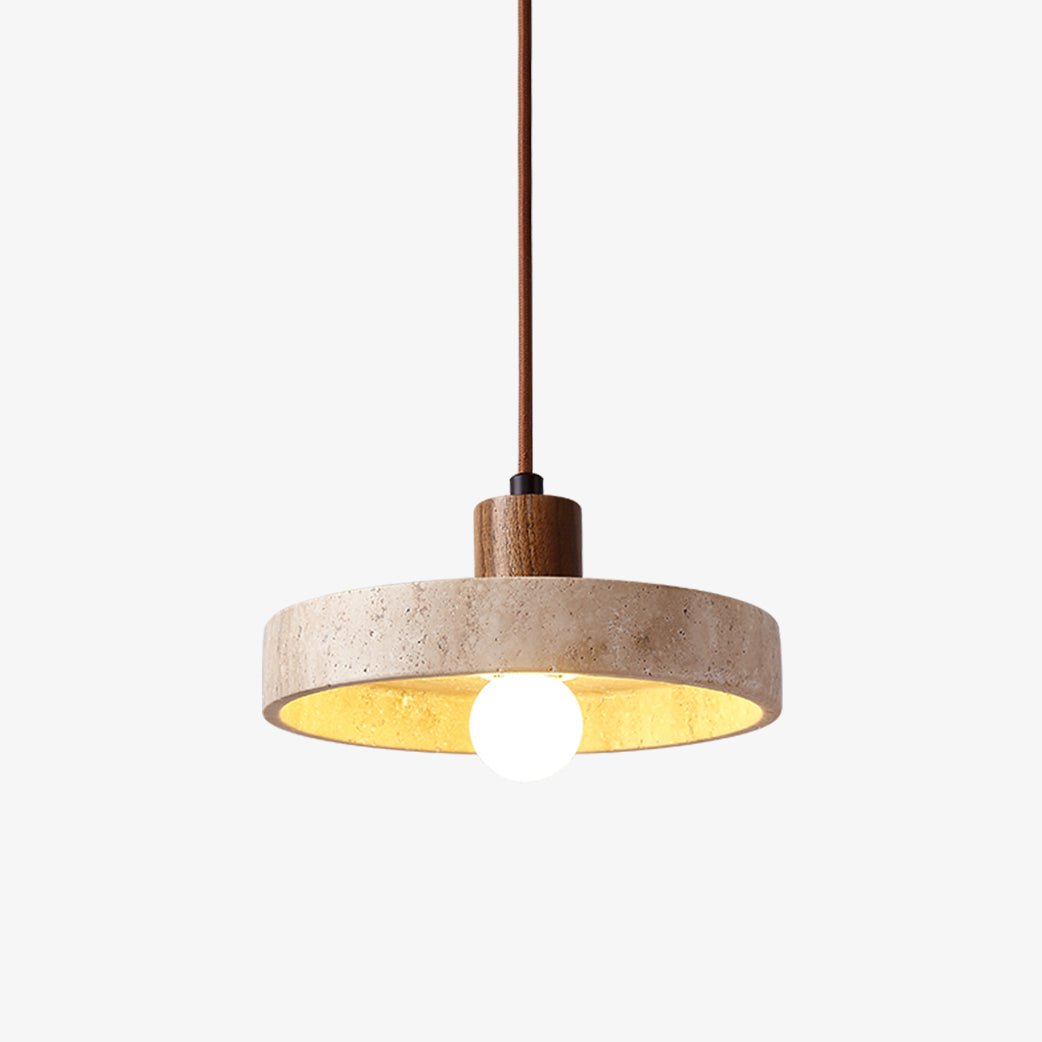 Evvynor Travertine Pendant Light - Blowlighting