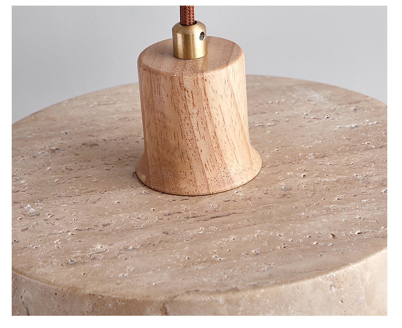 Evvynor Travertine Pendant Light - Blowlighting