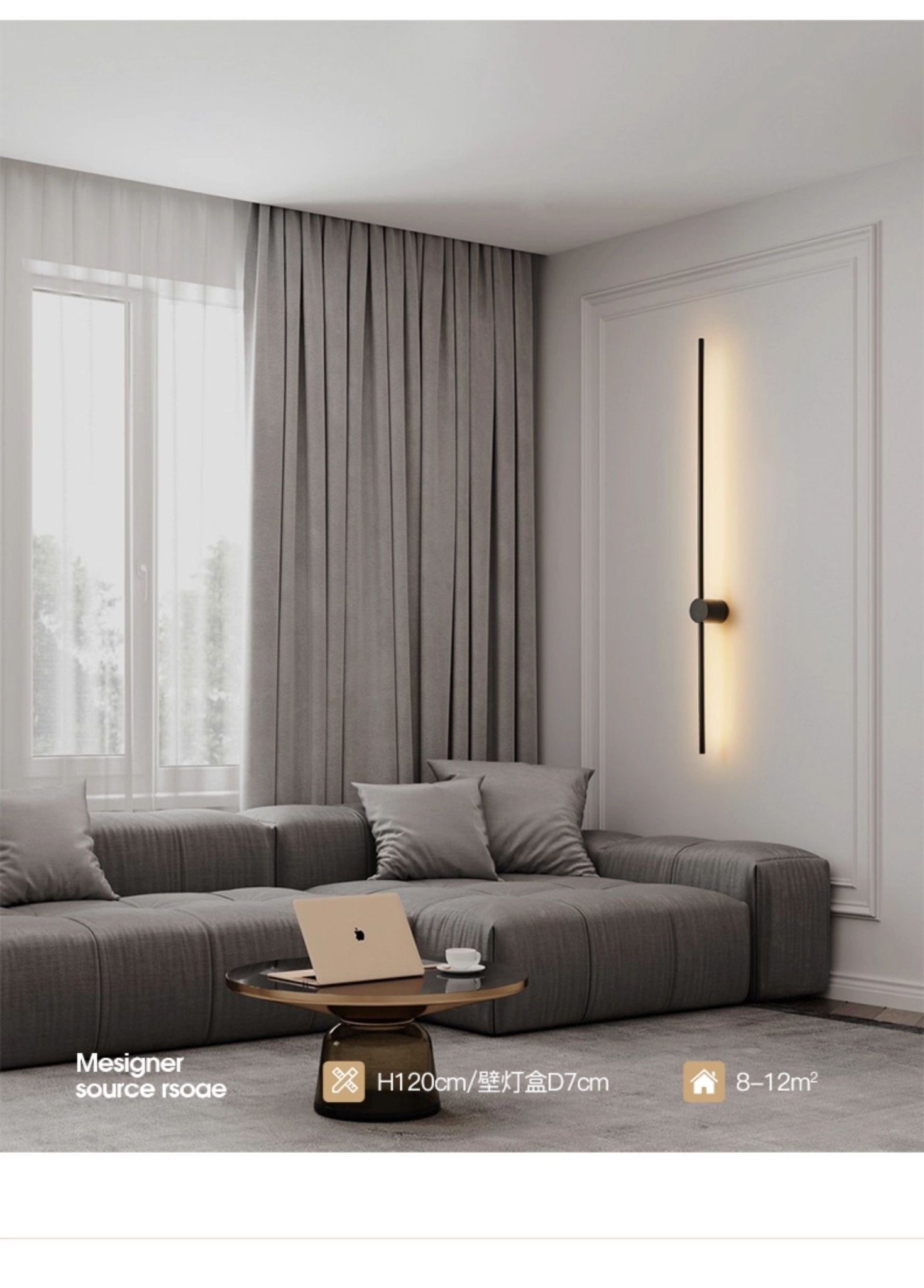 Luma Rod Portable Rechargeable Sconce - Vakkerlight