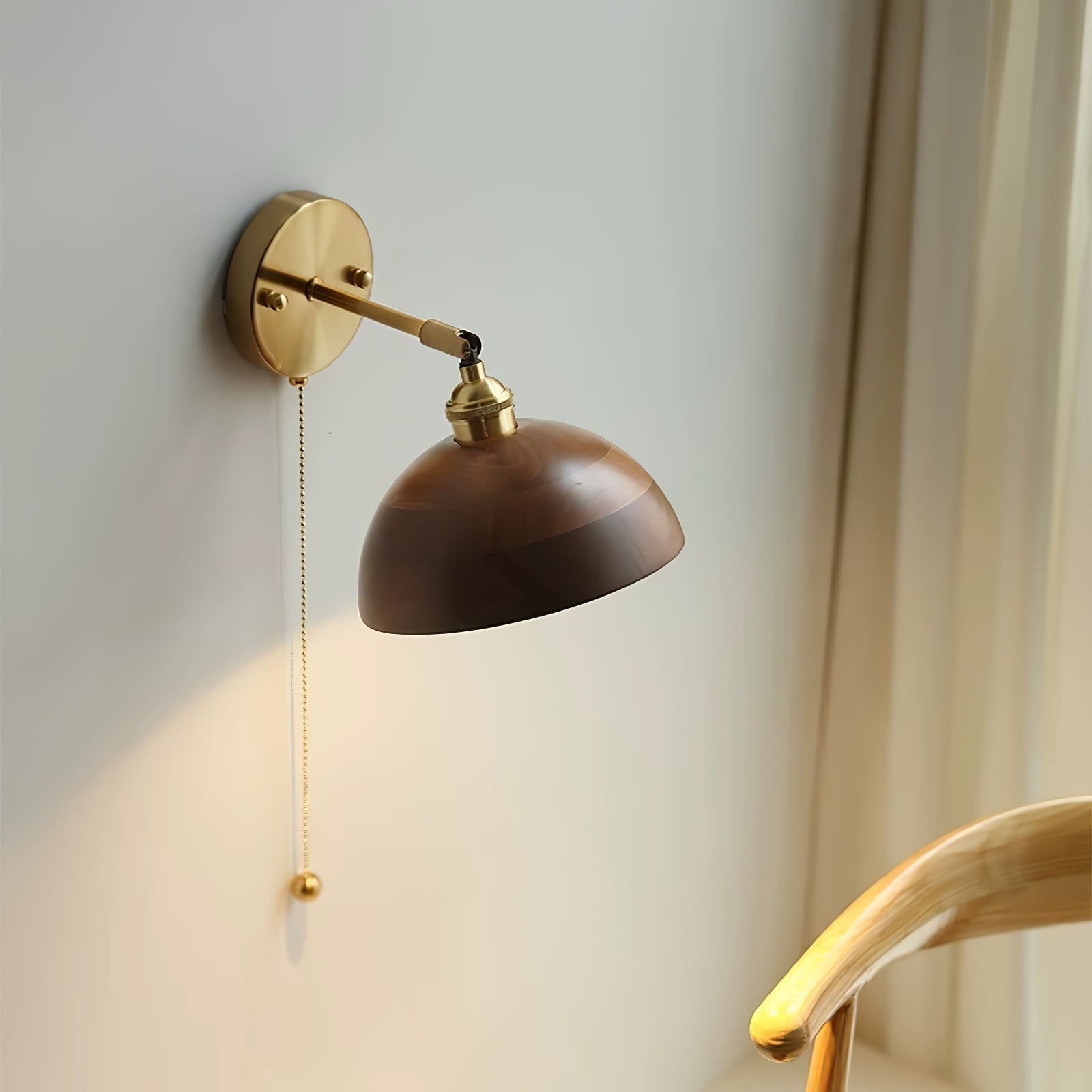 Vintage Wood Wall Lamp - Blowlighting