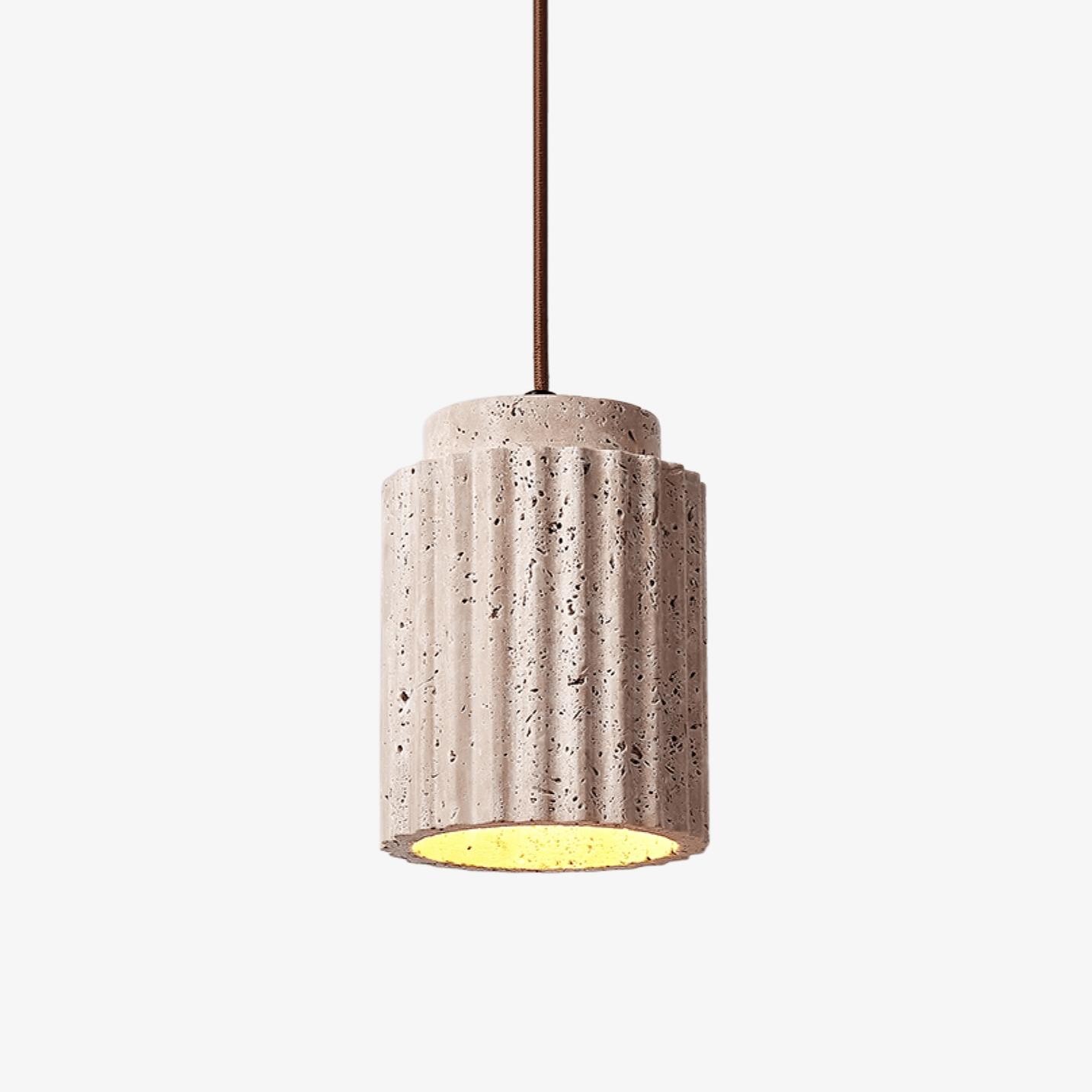 Mysolel Travertine Pendant Light - Blowlighting