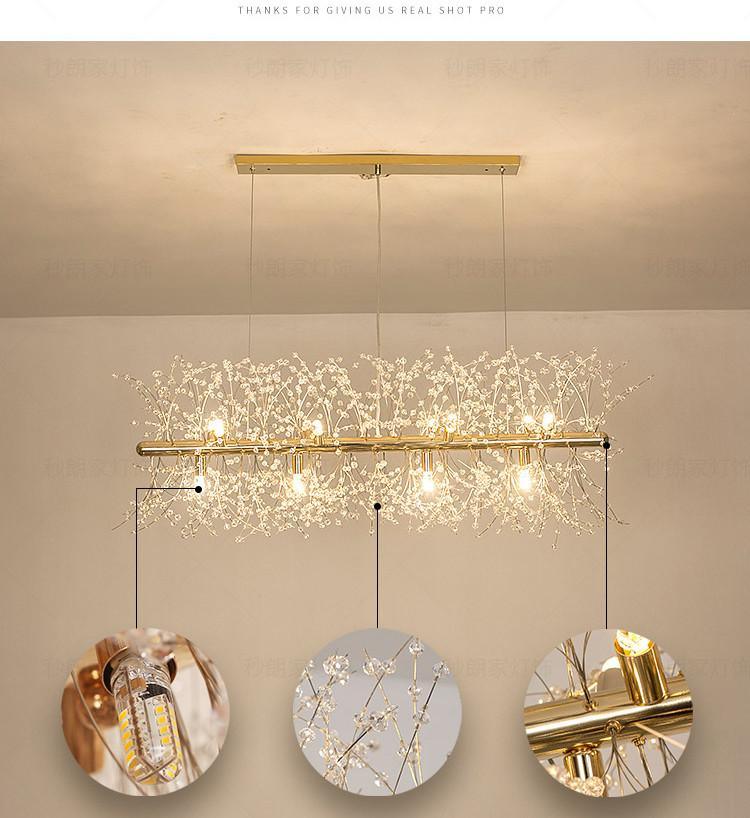 Crystal Dandelion Chandelier - Blowlighting