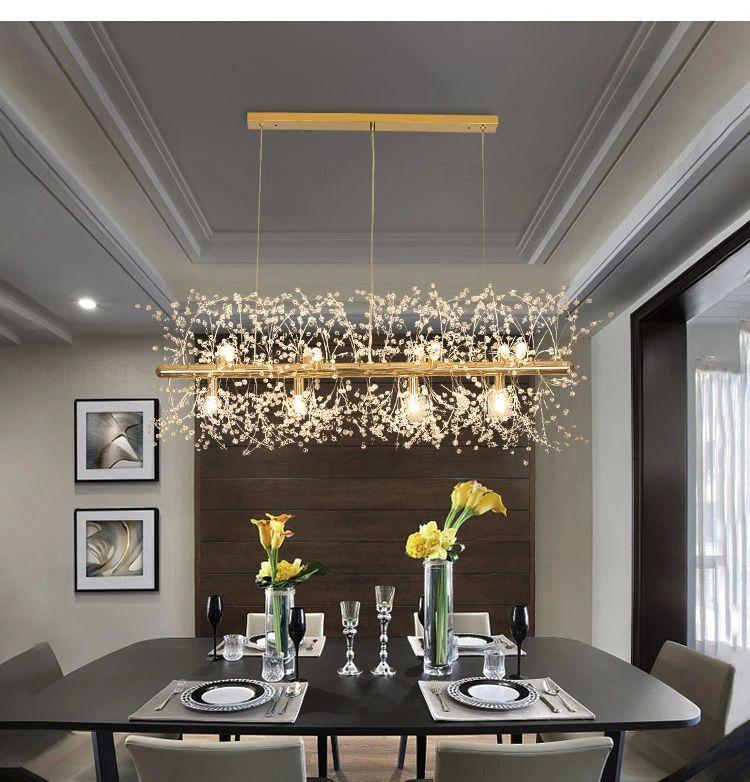 Crystal Dandelion Chandelier - Blowlighting