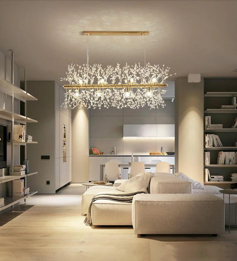 Crystal Dandelion Chandelier - Blowlighting