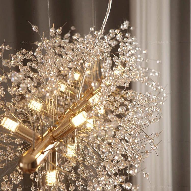 Crystal Dandelion Chandelier - Blowlighting