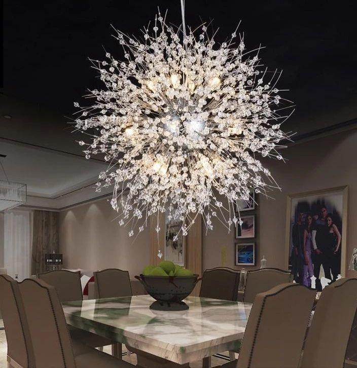 Crystal Dandelion Chandelier - Blowlighting
