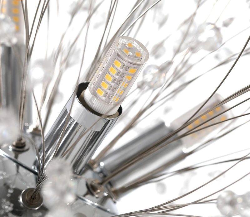 Crystal Dandelion Chandelier - Blowlighting