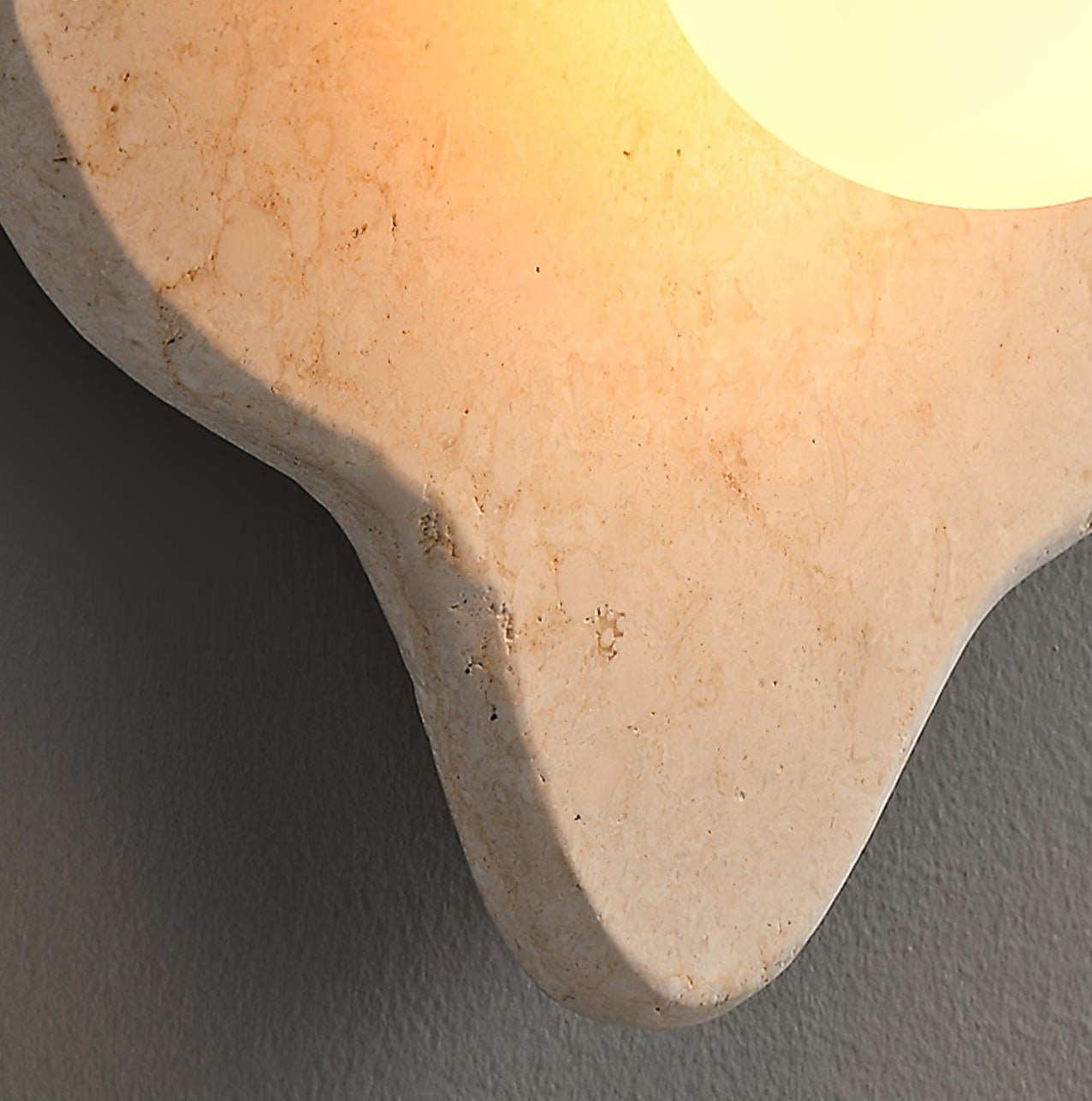 Bloom Rustic Marble Wall Lamp - Blowlighting