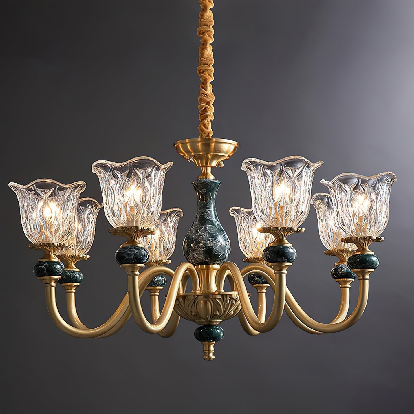 Dieppe Luxury Glass Chandelier