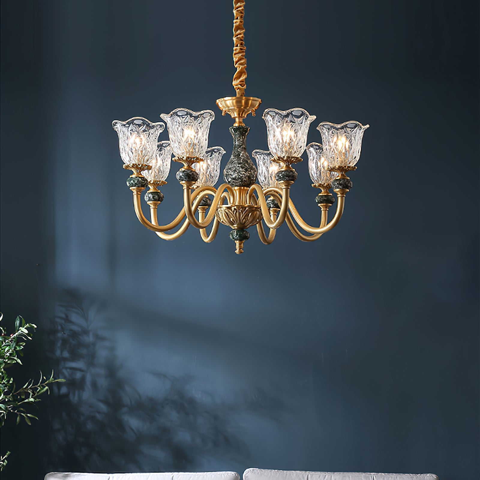 Dieppe Luxury Glass Chandelier