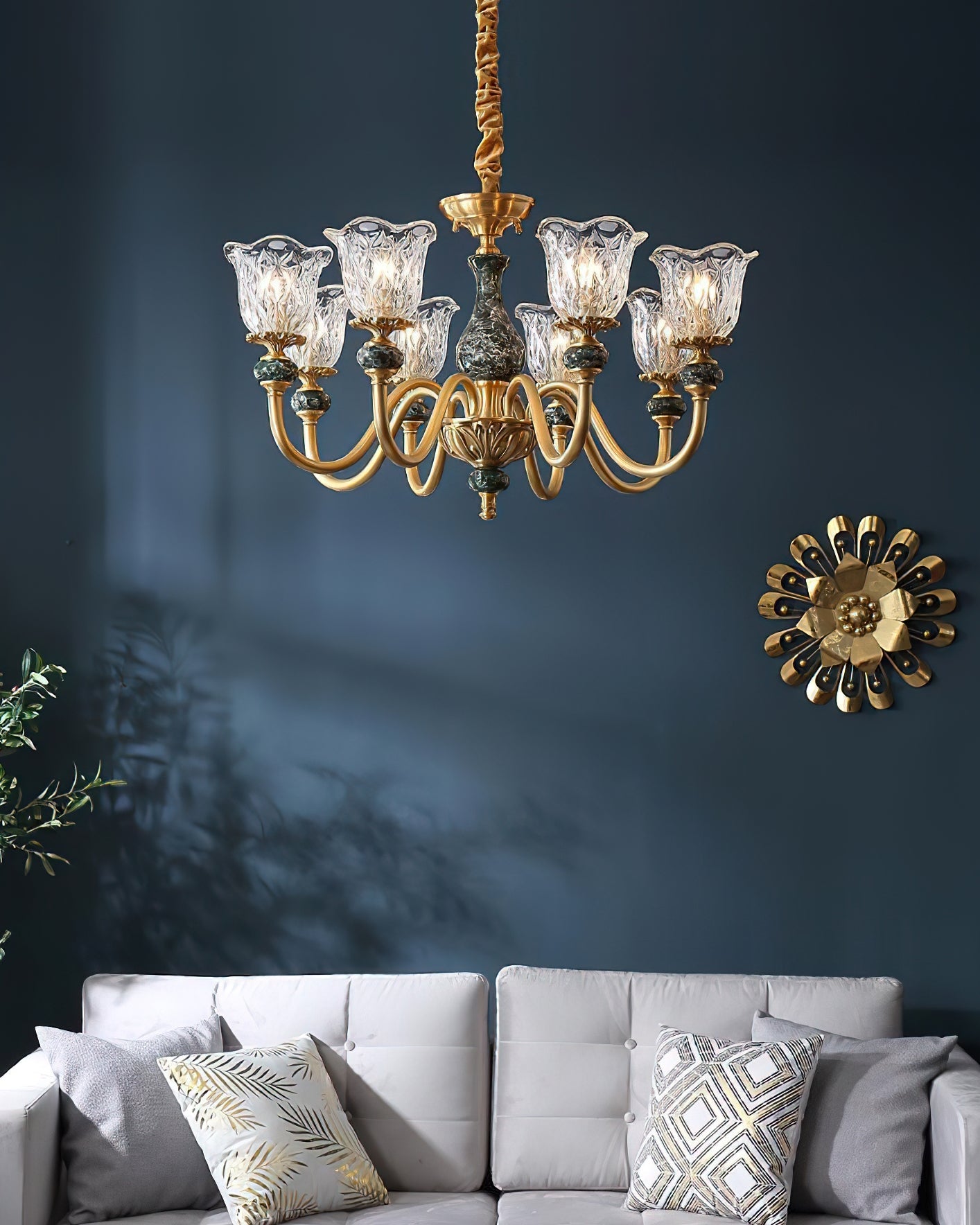 Dieppe Luxury Glass Chandelier