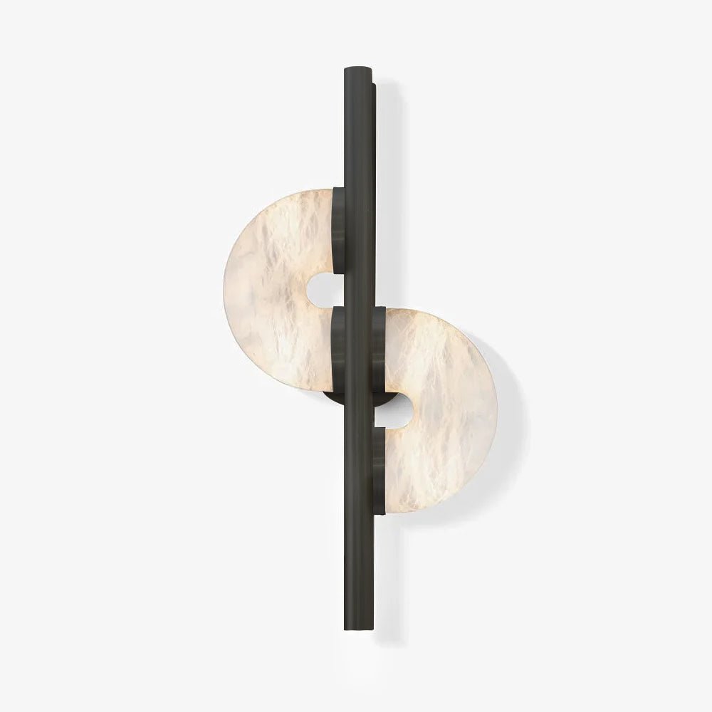 Liraven Dual Disc Alabaster Wall Light - Blowlighting