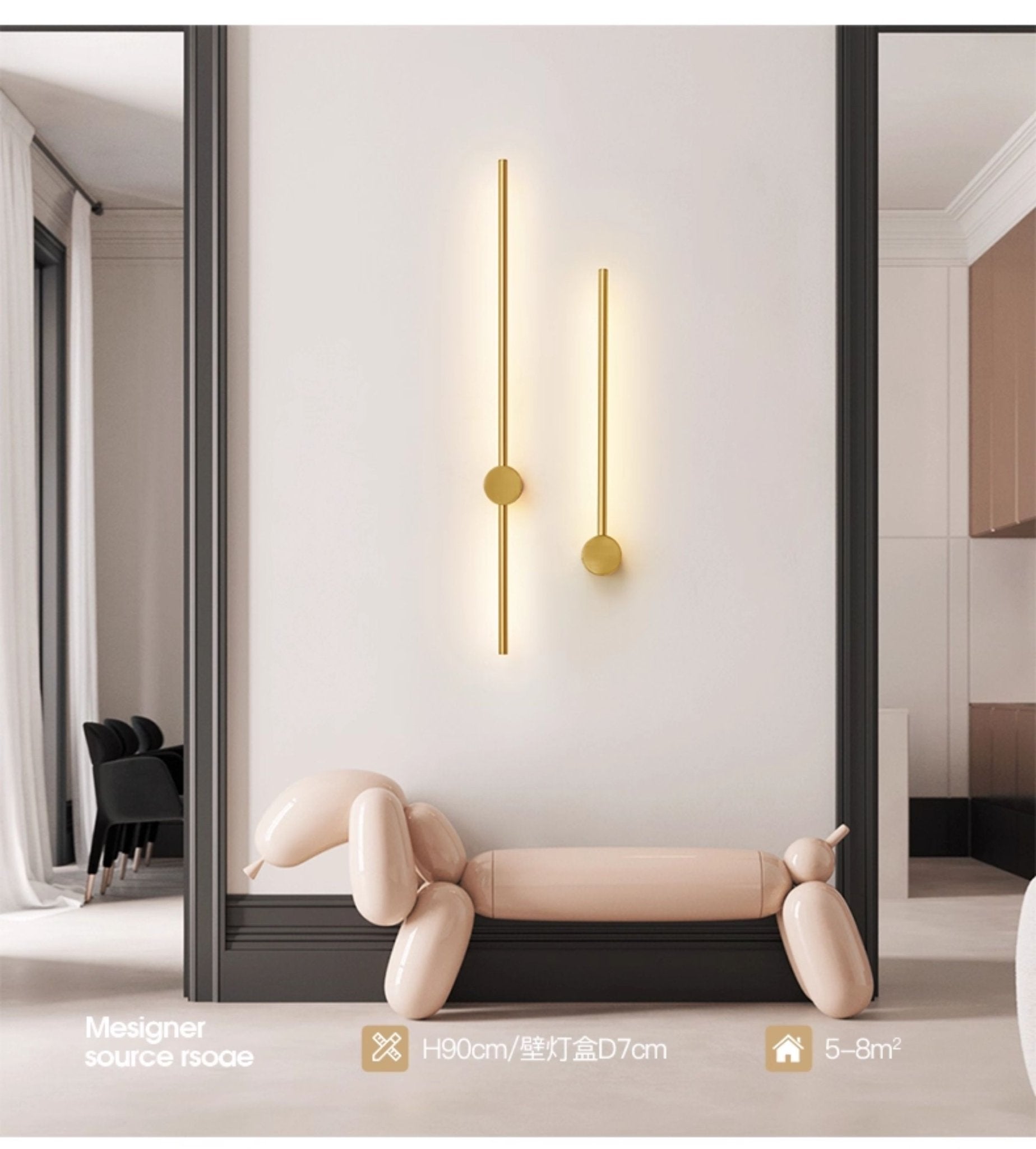 Luma Rod Portable Rechargeable Sconce - Vakkerlight