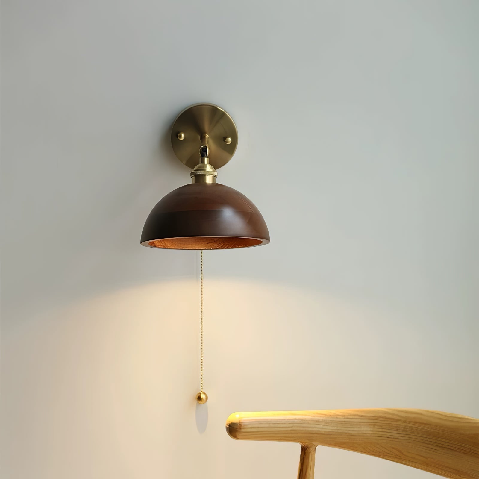 Vintage Wood Wall Lamp - Blowlighting