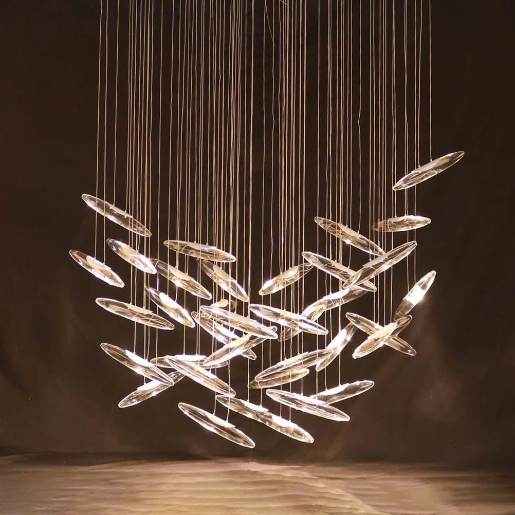Moonlight Whispers Chandelier - Blowlighting