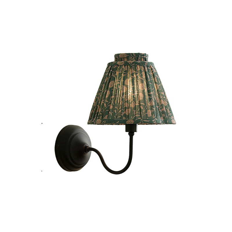 Elbow Rustic Fabric Wall Light
