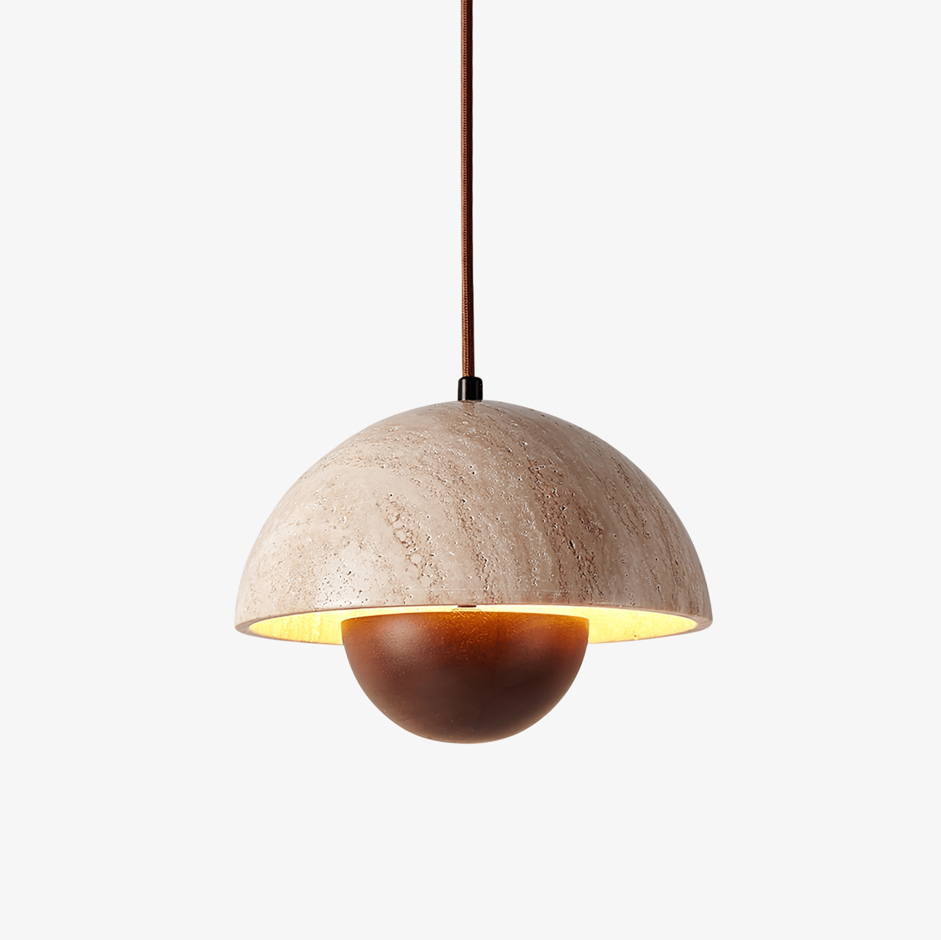 Ersile Travertine Pendant Light - Blowlighting