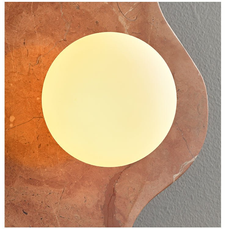 Bloom Rustic Marble Wall Lamp - Blowlighting