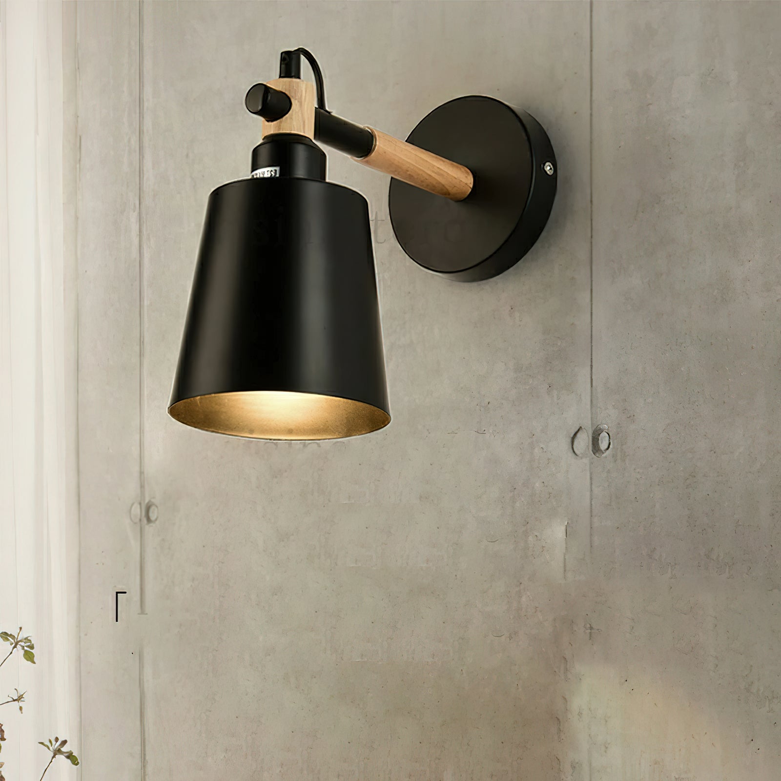 Copita Modern Wood Wall Light
