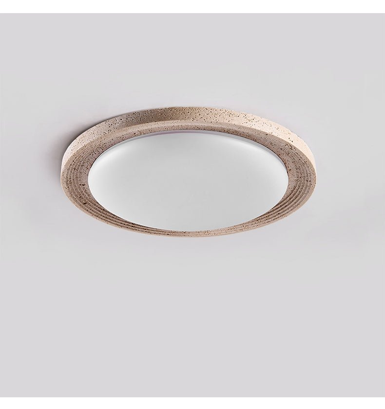 Orinir Minimalist Travertine Ceiling Light - Blowlighting