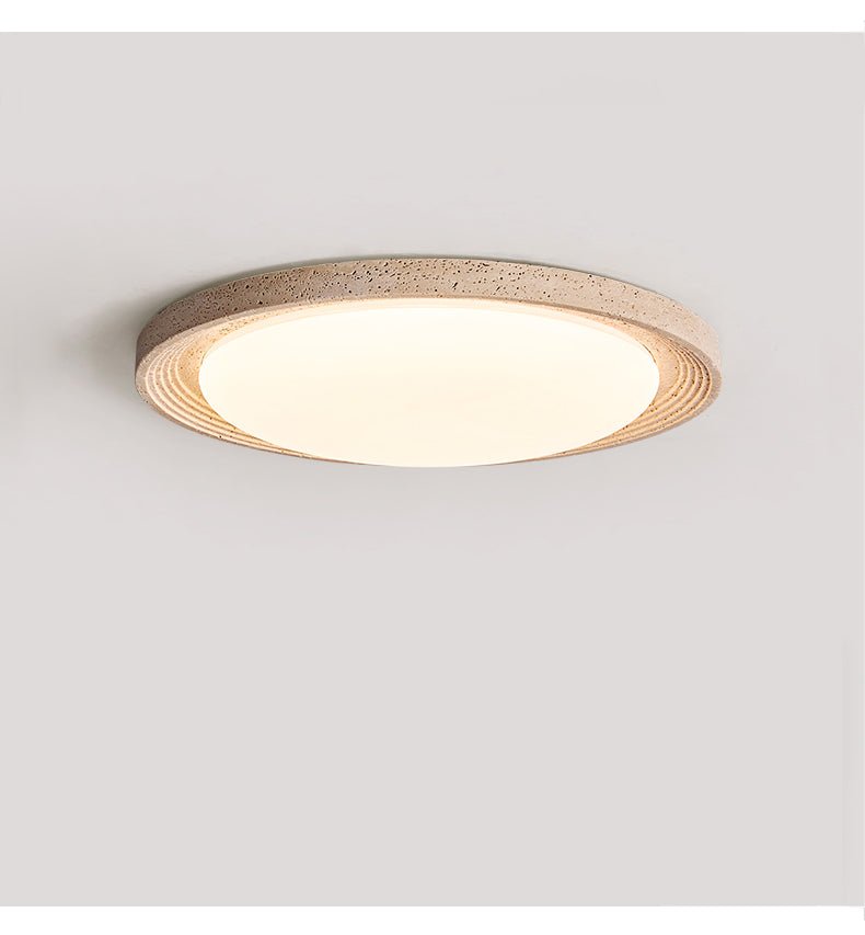 Orinir Minimalist Travertine Ceiling Light - Blowlighting